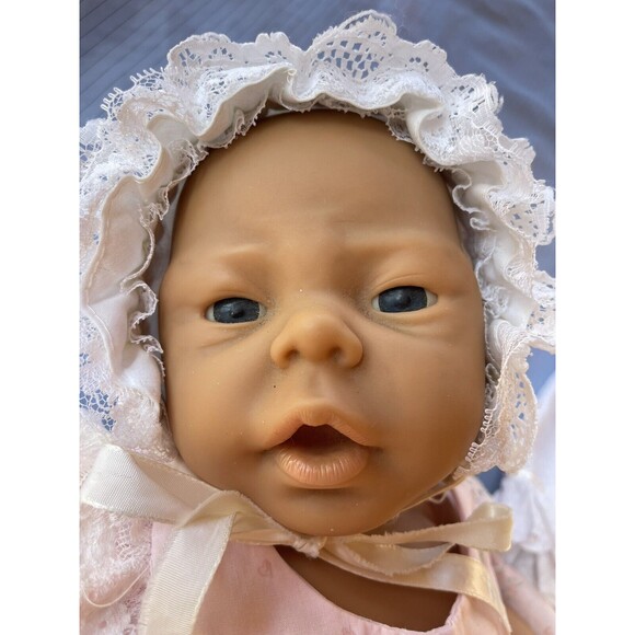 Anatomically Correct Jesmar Newborn Baby Doll Girl Made In Spain Two Outfits - Picture 6 of 16